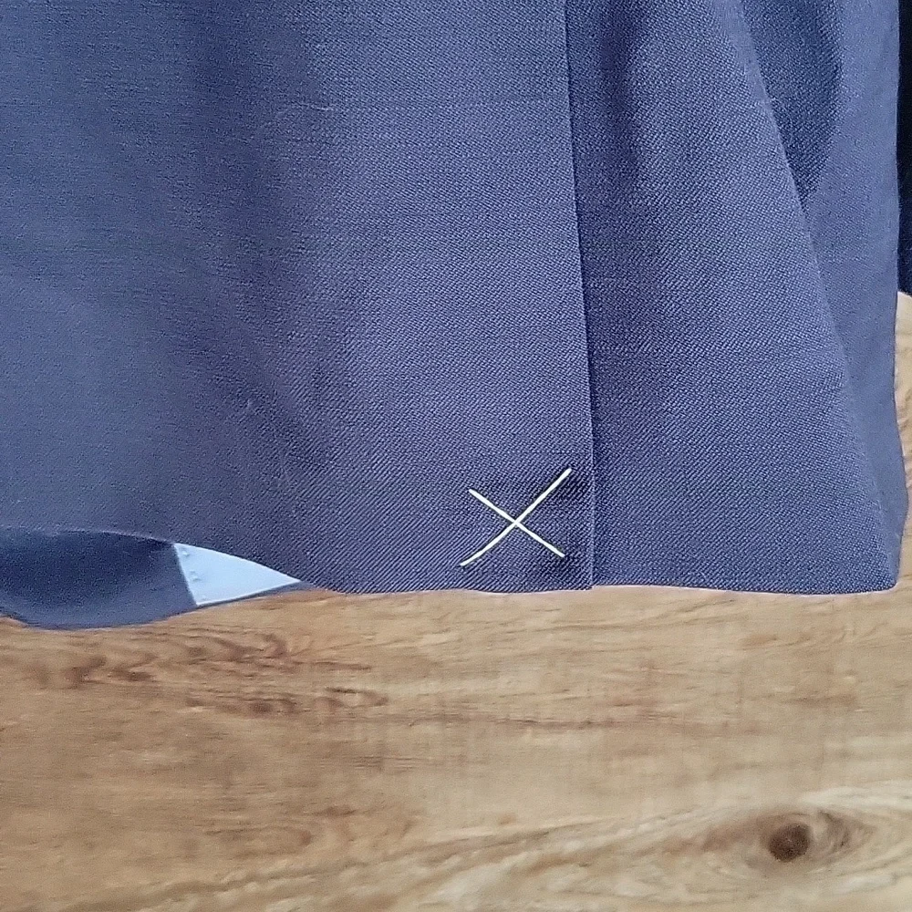 Original Penguin Size 38 Short Navy Blue NWT Wool Blend Suit Jacket